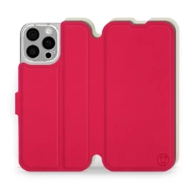 Phone Case Apple iPhone 16 Pro Max - Design Red with Platinum