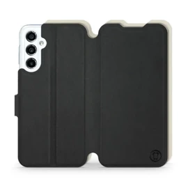 Phone Case Samsung Galaxy M34 5G - Design Black with Platinum