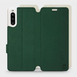 Phone Case Sony Xperia 10 II - Design Green with Platinum