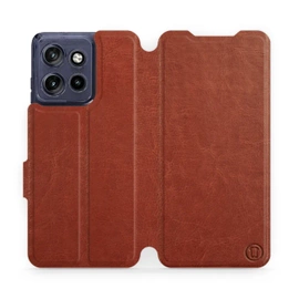 Phone Case Motorola Edge 50 Neo - Design Brown&Orange