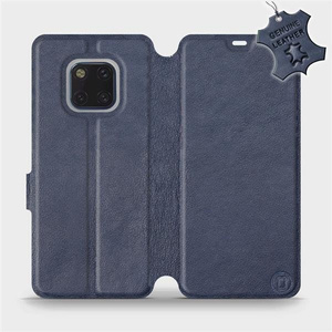 Phone Case Huawei Mate 20 Pro - Design Blue Leather