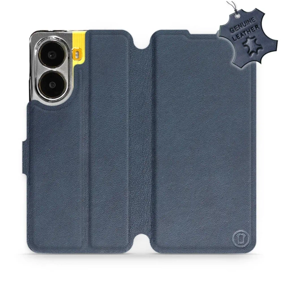 Phone Case Xiaomi POCO X7 Pro - Design Blue Leather