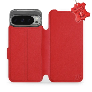 Phone Case Google Pixel 9 Pro XL - Design Red Leather