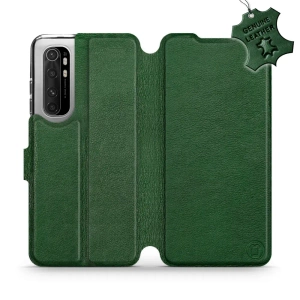 Hülle für Xiaomi Mi Note 10 Lite - Farbe Green Leather