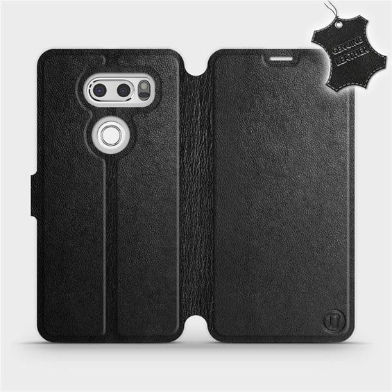 Phone Case LG V30 - Design Black Leather