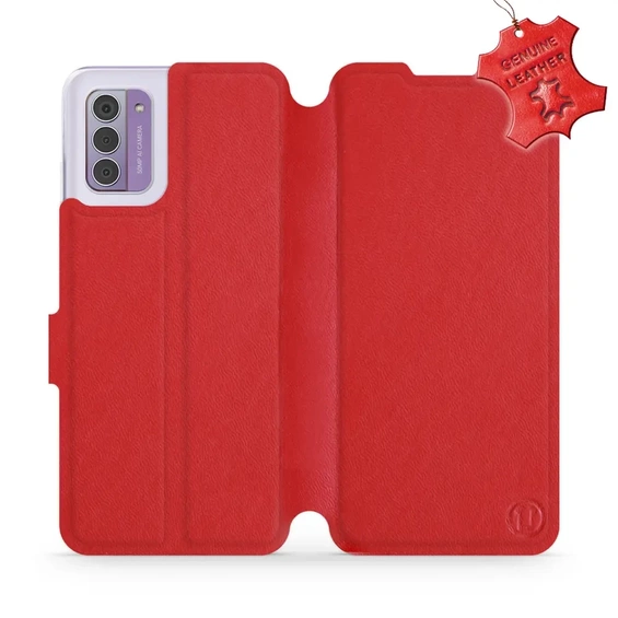 Phone Case Nokia G42 - Design Red Leather