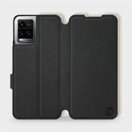 Phone Case Vivo Y21S - Design Black with Platinum