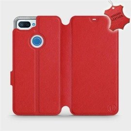 Phone Case Xiaomi Mi 8 Lite - Design Red Leather