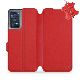 Phone Case Xiaomi Redmi Note 11 Pro 5G - Design Red Leather