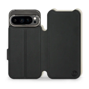 Hülle für Google Pixel 9 Pro - Farbe Schwarz mit Platin