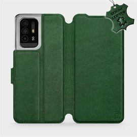 Hülle für OPPO Reno 5 Z - Farbe Green Leather