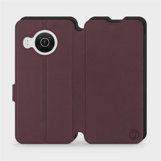 Phone Case Nokia X10 - Design Burgundy with Black