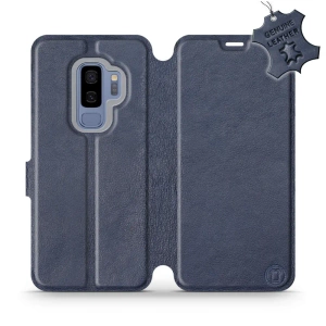 Phone Case Samsung Galaxy S9 Plus - Design Blue Leather