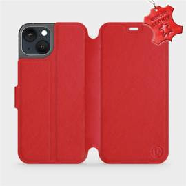 Phone Case Apple iPhone 13 - Design Red Leather