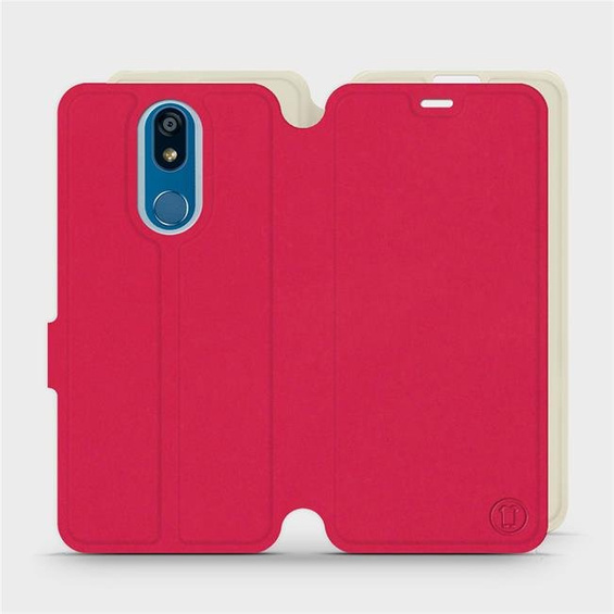 Phone Case LG K40 - Design Red with Platinum