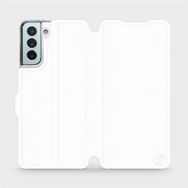 Phone Case Samsung Galaxy S21 Plus - Design White&Orange