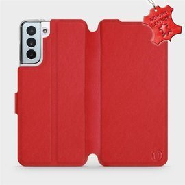 Hülle für Samsung Galaxy S21 Plus - Farbe Red Leather