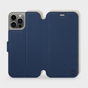 Phone Case Apple iPhone 13 Pro - Design Navy with Platinum