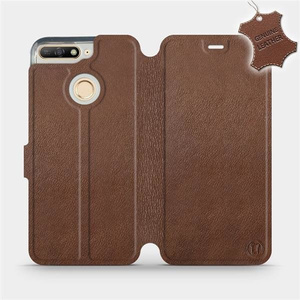 Phone Case Huawei Honor 7A - Design Brown Leather