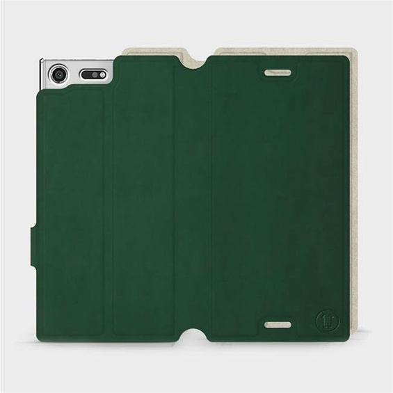 Phone Case Sony Xperia XZ Premium - Design Green with Platinum