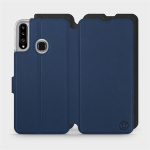 Phone Case Samsung Galaxy A20S - Design Navy with Black