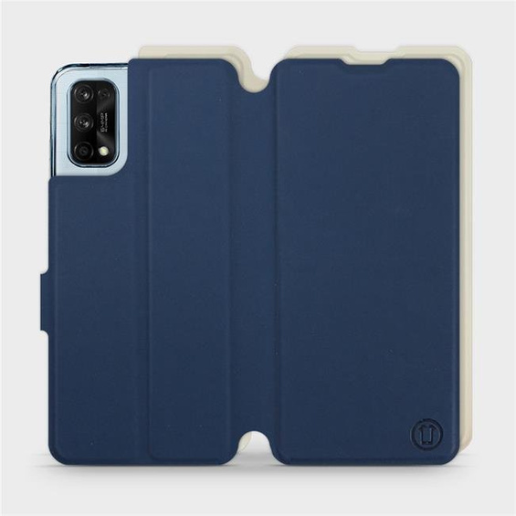 Phone Case Realme 7 Pro - Design Navy with Platinum