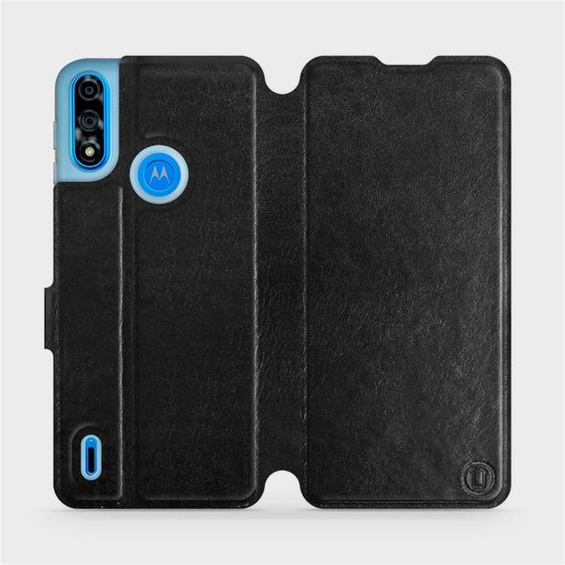 Etui do Motorola Moto E7 Power - wzór Black&Gray