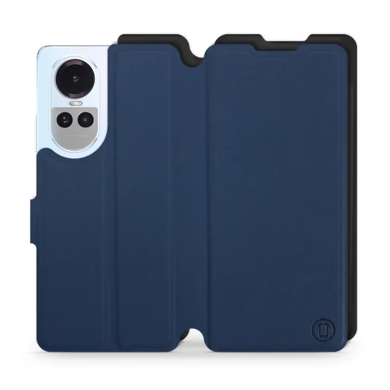 Hülle für OPPO Reno 10 5G - Farbe Marine mit Schwarz