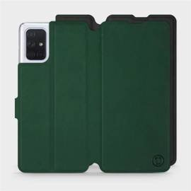 Phone Case Samsung Galaxy A71 - Design Green with Black