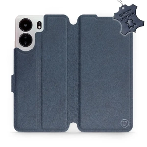 Phone Case Xiaomi POCO C65 - Design Blue Leather