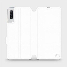 Etui do Samsung Galaxy A70 - wzór White&Orange