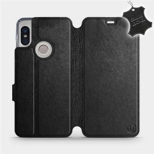 Phone Case Xiaomi Redmi Note 5 - Design Black Leather