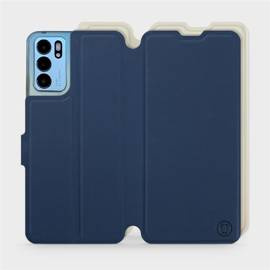 Phone Case OPPO Reno 6 5G - Design Navy with Platinum