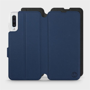 Phone Case Samsung Galaxy A70 - Design Navy with Black