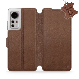 Phone Case Xiaomi 12 - Design Brown Leather