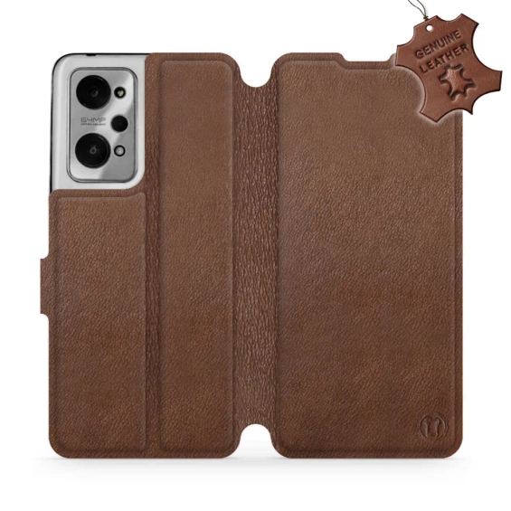 Phone Case Realme GT 2 - Design Brown Leather