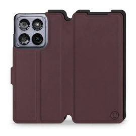 Phone Case Motorola Edge 60 Fusion - Design Burgundy with Black