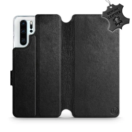 Phone Case Huawei P30 Pro - Design Black Leather