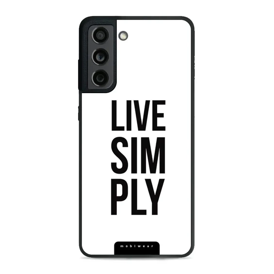 Phone Glossy Case Samsung Galaxy S21 FE - Design G070G