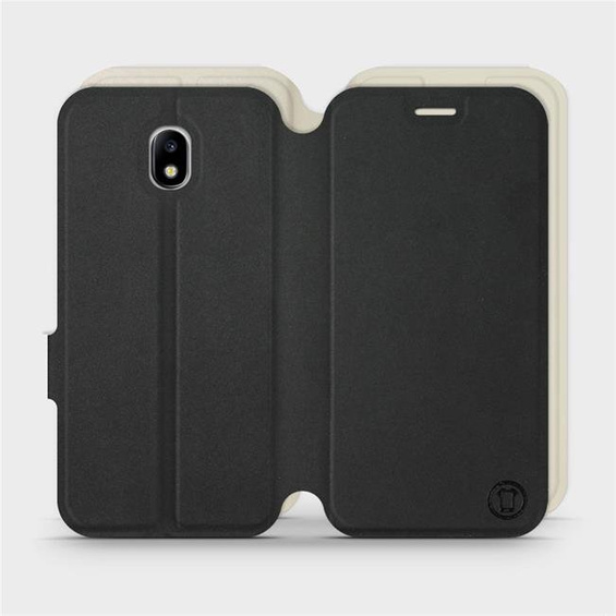 Hülle für Samsung Galaxy J7 2017 - Farbe Schwarz mit Platin