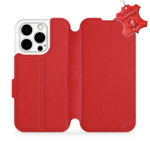 Hülle für Apple iPhone 15 Pro - Farbe Red Leather