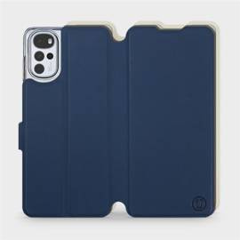 Phone Case Motorola Moto G22 - Design Navy with Platinum