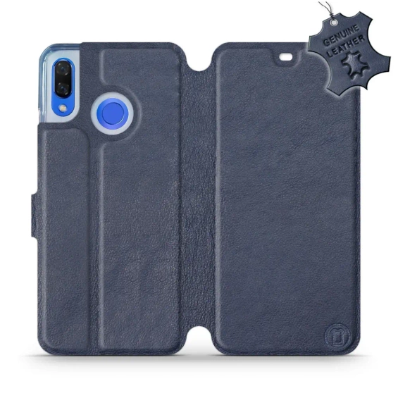 Phone Case Huawei Nova 3 - Design Blue Leather