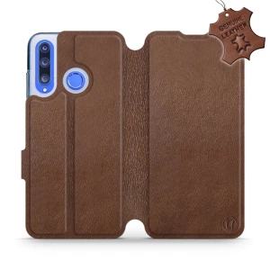 Phone Case Huawei Honor 20 Lite - Design Brown Leather