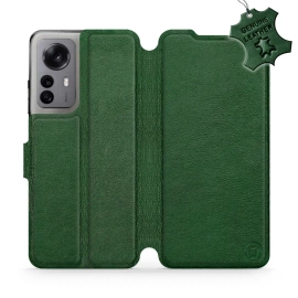 Phone Case Xiaomi 12X - Design Green Leather