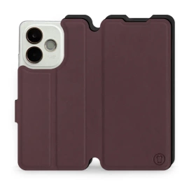 Phone Case OPPO A5 Pro 5G - Design Burgundy with Black