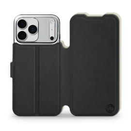 Phone Case Apple iPhone 17 Pro Max - Design Black with Platinum