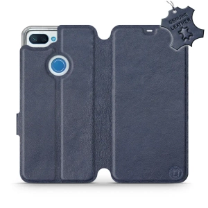 Phone Case Xiaomi Mi 8 Lite - Design Blue Leather
