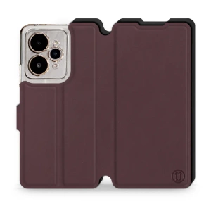 Phone Case Realme 15 5G - Design Burgundy with Black