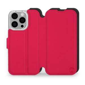 Hülle für Apple iPhone 16 Pro - Farbe Rot mit Schwarz